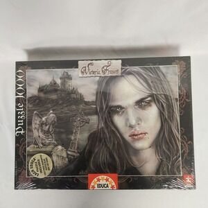 Sealed Educa Puzzle Victoria Frances "Tears on Ice" 14477 1000 pc‎ Gothic Rare